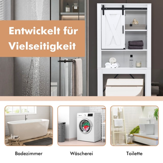 Ξύλινο Ντουλάπι Μπάνιου με Συρόμενη Πόρτα & Ρυθμιζόμενα Ράφια 68 x ... Ξύλινο Ντουλάπι Μπάνιου με Συρόμενη Πόρτα & Ρυθμιζόμενα Ράφια 68 x ...