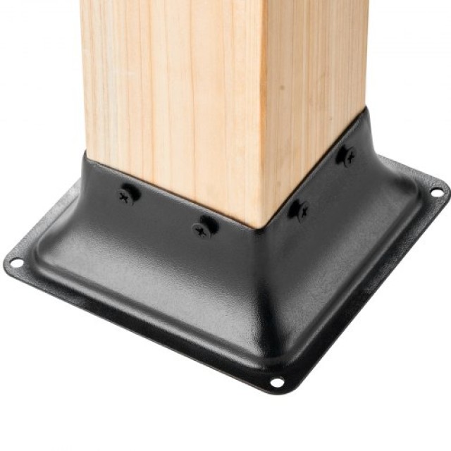Βάση Στύλου VEVOR 101.6x101.6mm, Σετ 4τμχ, Εσωτερική 91x91mm, Βαρέως Τύπου για Ξύλινο Στύλο  TTLZDZTG44YCEY3ENV0