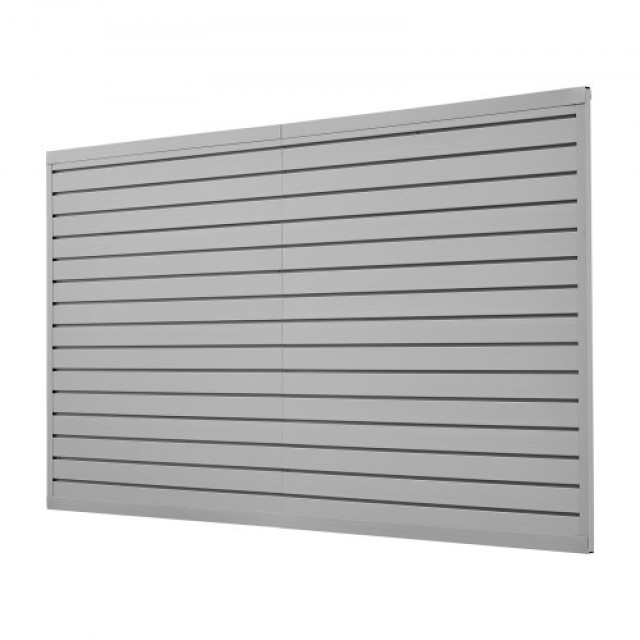 VEVOR Πάνελ Σχιστών Τοίχου PVC 8x4 ft Γκρι με Αξεσουάρ για Γκαράζ B...