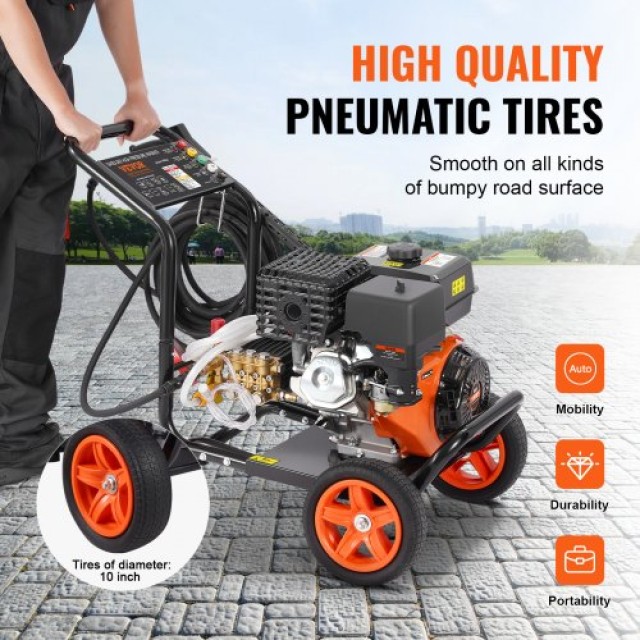 VEVOR  Πλυστικό Μηχάνημα Υψηλής Πίεσης 4400 PSI 15L/min 2.6 GPM με 5 Ακροφύσια για Αυτοκίνητα RYGYQXJTBWS1AUHIYV0