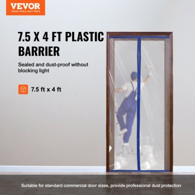 Σετ Πόρτας Σκόνης VEVOR με Μαγνητικό Φερμουάρ 7.5 x 4 ft  FCPZYCW475FTSPI3HV0