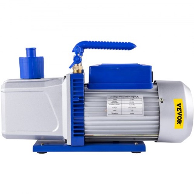 VEVOR Διπλής Σκηνής Αντλία Κενού 10CFM, 1HP για Ψύξη & Αυτοκίνητα (VP280)  VP280ZKB000000001V2