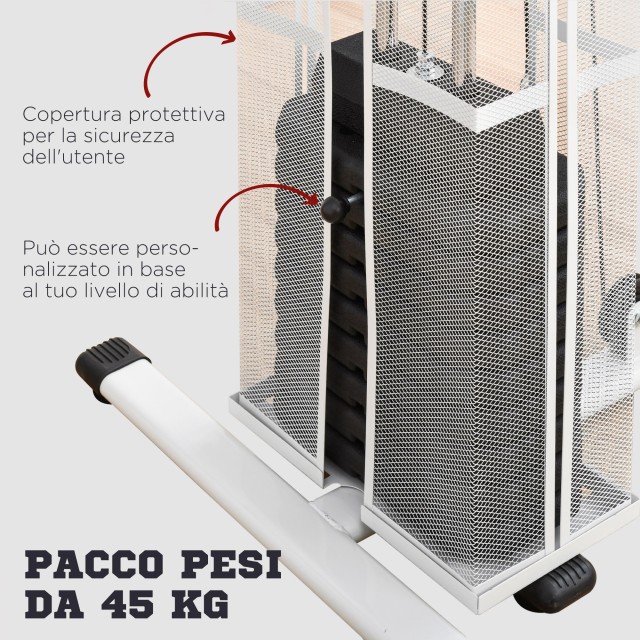 HOMCOM Πολυλειτουργικός Σταθμός Γυμναστικής 150x110x210 εκ. A91-134