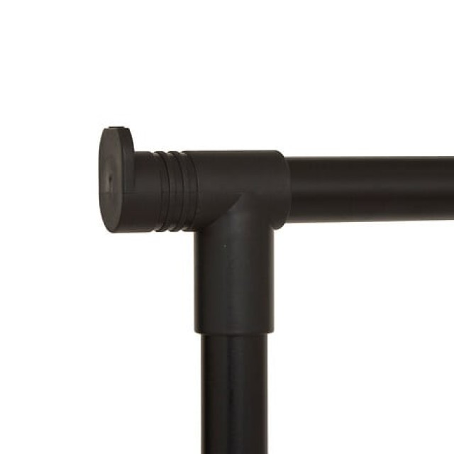 Μονή Μεταλλική Κρεμάστρα Ρούχων 80 x 42 x 155 cm– Μαύρο 138925 5Fiv...