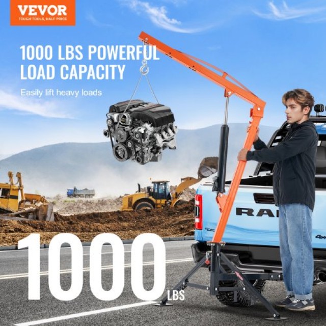 VEVOR  Υδραυλικός Γερανός Φορτηγού 1000 lbs 360° Περιστροφή  SDYYCZDJSDYYBMQD8V0