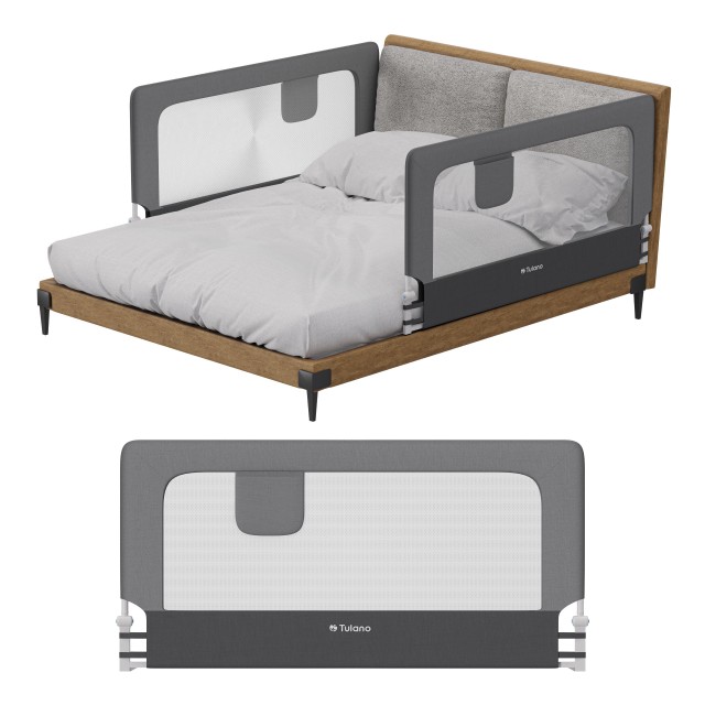 Tulano Προστατευτικό Κιγκλίδωμα Κρεβατιού 150 cm Cover 30 Γκρι 5903...