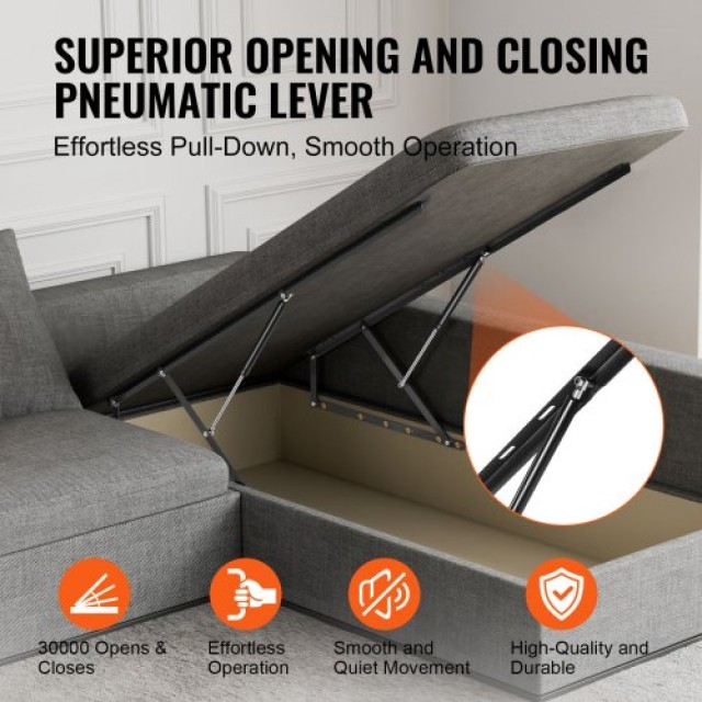 VEVOR  Σετ Ανύψωσης Κρεβατιού 59x79 ιντσών, 265 lbs, DIY Τοίχου CXS...