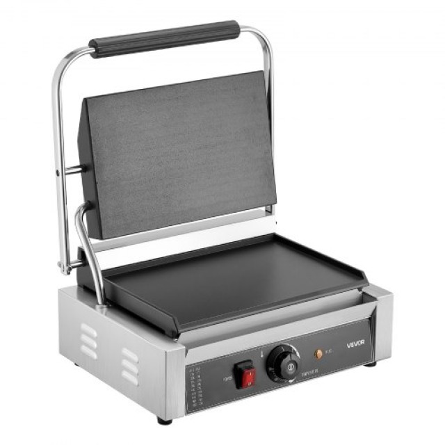 VEVOR Επαγγελματική Πρέσα Πανίνι, 2200W, Ανοξείδωτη, Ρύθμιση Θερμοκ...