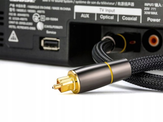 Verk Group 3m Οπτικό Καλώδιο Toslink Digital HQ με Επίχρυσες Ακροδέ...