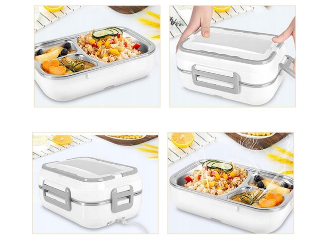 Ηλεκτρικό Lunchbox - Θερμαινόμενο Φαγητοδοχείο 40W 25.5 x 19 x 12 c...