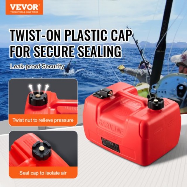 Φορητό Ρεζερβουάρ Καυσίμου 12L VEVOR για Σκάφη  CYCYXWS3GAL0FPMRNV0