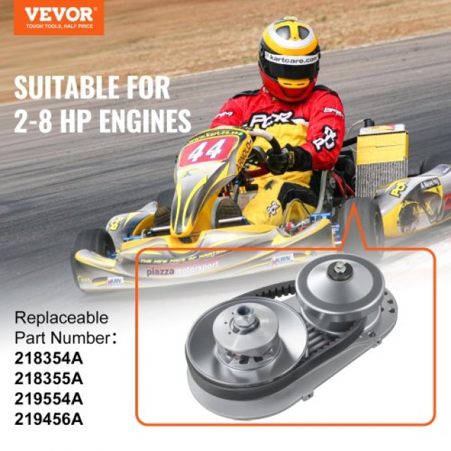 VEVOR  Συμπλέκτης 2000 RPM για Κινητήρα 2-8 HP με Λαστιχένιο Ιμάντα...