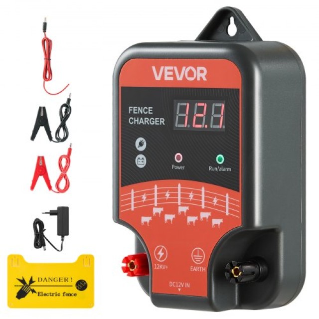 VEVOR Ηλεκτρικός Φράχτης 10kV 3J AC/DC 3Km JZLKOZ20J30JUZVKZ001V2