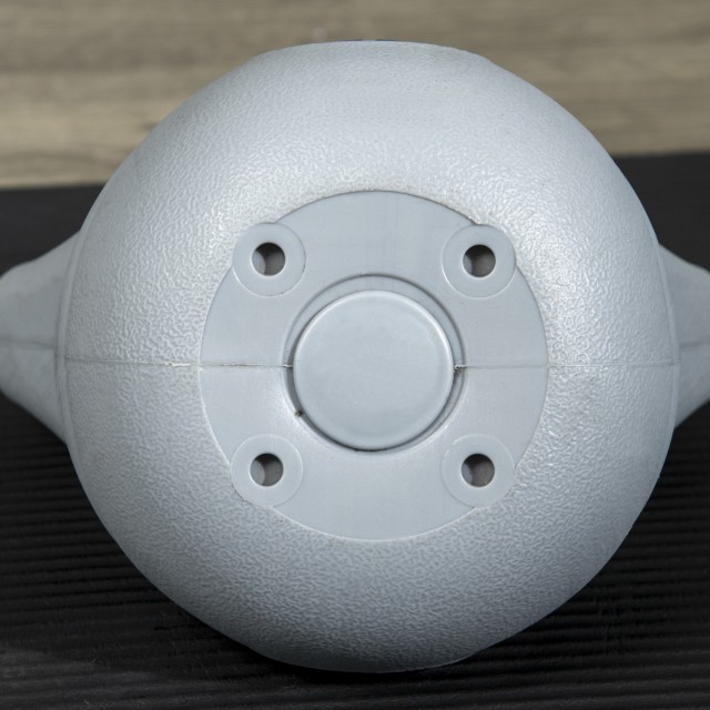 SPORTNOW Kettlebell 6kg με μαλακή επίστρωση και επίπεδη βάση σε PU και άμμο, 20x13x22cm, Μωβ A91-255V02VT