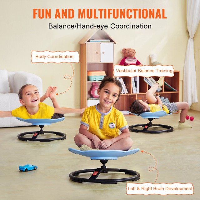 Παιδική Περιστρεφόμενη Καρέκλα Ελέφαντας 360° 49,5 x 51,5 x 25 cm Μ...