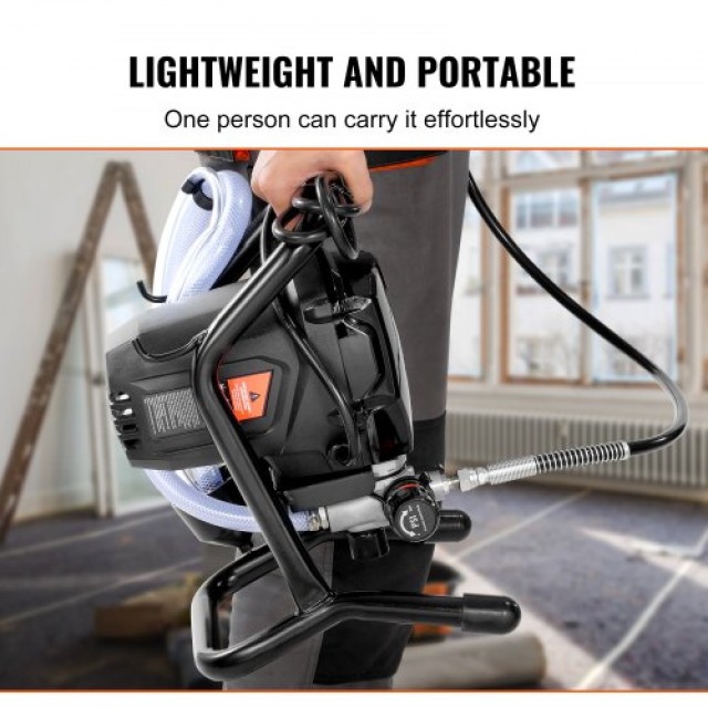 VEVOR Ηλεκτρικό Πιστόλι Βαφής 750W 3000PSI για Εσωτερικούς και Εξωτερικούς Χώρους  ZSSGYWQPTJSTG5EK3V2