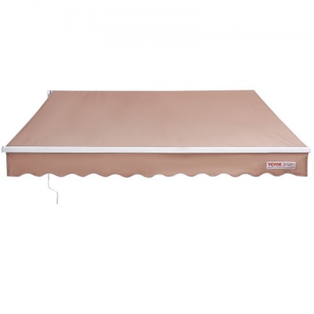 VEVOR Χειροκίνητη Αναδιπλούμενη Τέντα 8x7 ft, Αδιάβροχη Τέντα Βεράντας με Μανιβέλα  SSSZYPKQSQBSGLVEFV0