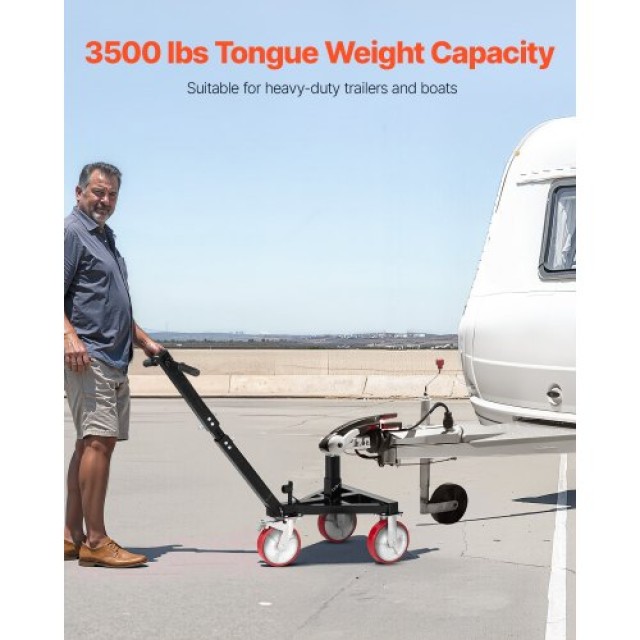 VEVOR Ρυμουλκούμενο Καρότσι 3500lbs Ικανότητα Βάρους Γλώσσας, Ρυθμι...