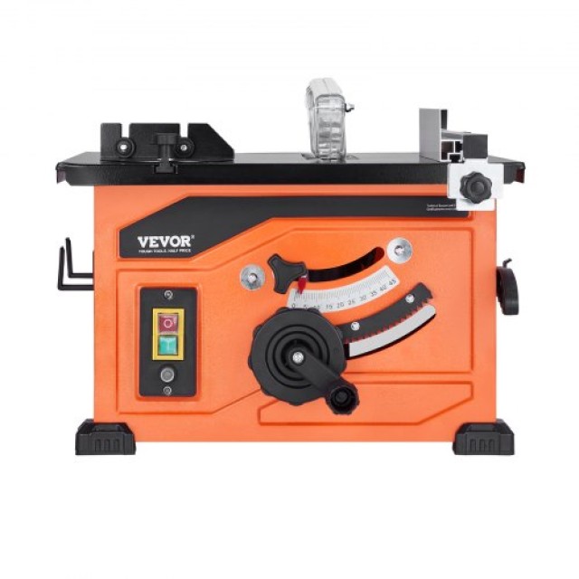 VEVOR  Φορητό Πριόνι Τραπέζι 1200W, Δίσκος 210mm, Κοπτική Ικανότητα...