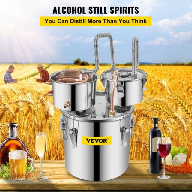 Αποστακτήρας VEVOR 12L με Χάλκινο Σωλήνα και Αντλία Κυκλοφορίας  ZL...