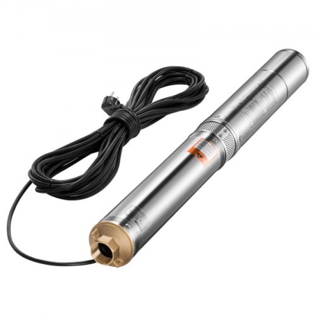 VEVOR Αντλία Υποβρύχια 750W Ανοξείδωτη 246ft 100L/min SJQSB1100W60K85DTV2