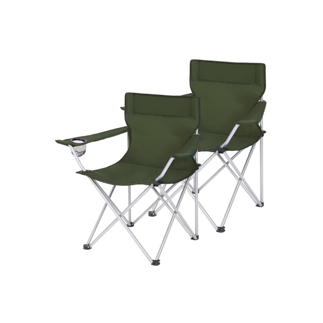 SONGMICS Σετ 2 Πτυσσόμενες Καρέκλες Camping SONGMICS – Στρατιωτικό Πράσινο, GCB001C01 