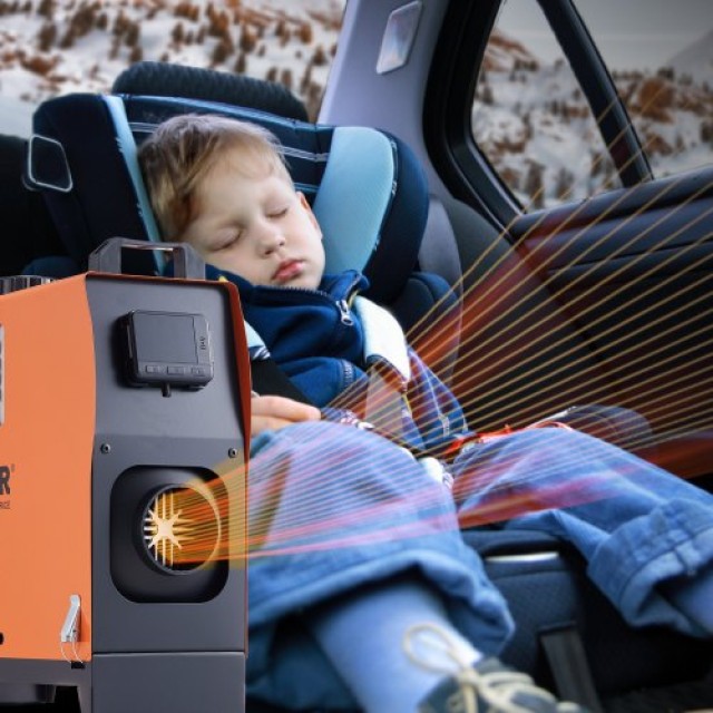 VEVOR Θερμαντήρας Diesel 12V 5KW με Τηλεχειριστήριο για Αυτοκίνητο/RV/Εσωτερικούς Χώρους  ZCJRQLS12V5KW4YOPV9