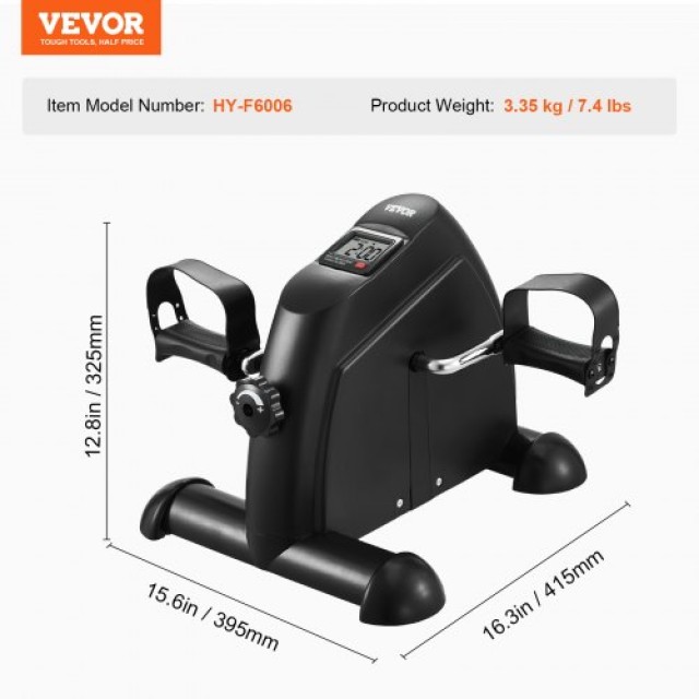 VEVOR  Μίνι Ποδήλατο Γυμναστικής για Χέρια & Πόδια  MNJTCBKZDSXYRKYC6V9