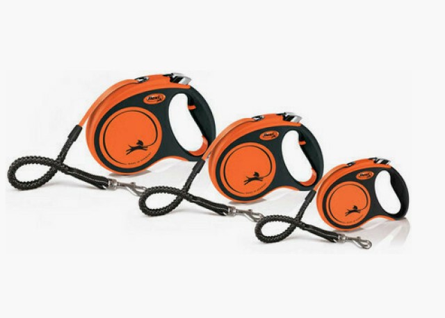 Πτυσσόμενο Λουρί/Οδηγός Σκύλου Flexi Xtreme M 5m Έως 25kg Πορτοκαλί...