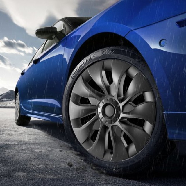 VEVOR Κάλυμμα Ζάντας 18 για Model 3 2017-2023 με Άνοιγμα Βαλβίδας Q...