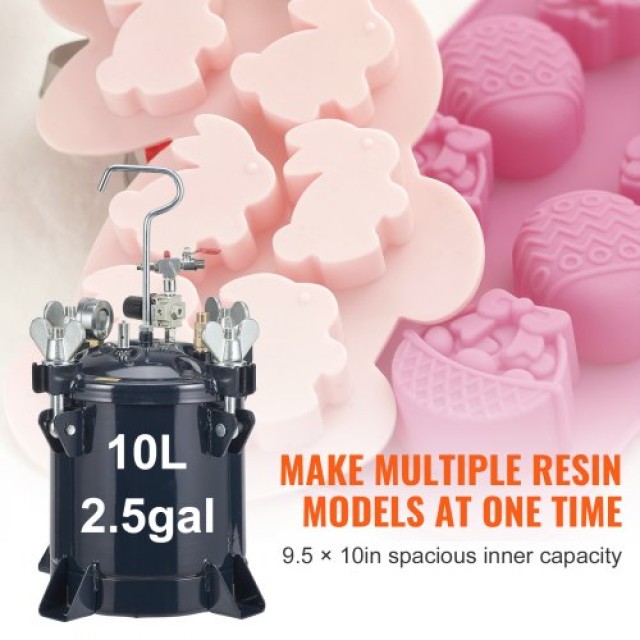 Δοχείο Πίεσης Βαφής VEVOR 10L/2.5gal, 70PSI Max  PQTBDOX10LDHOBYECV0