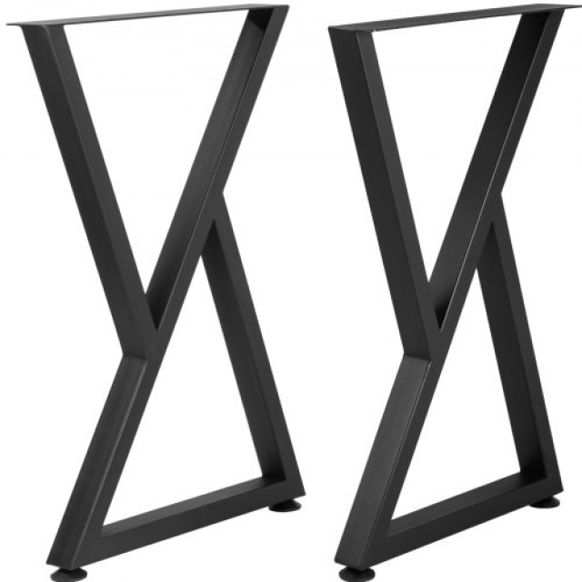 VEVOR  Μεταλλικά Πόδια Τραπεζιού Σχήματος Ζ 28x18 Σετ 2 Τεμαχίων TZZTYCZ28X188OFG9V0