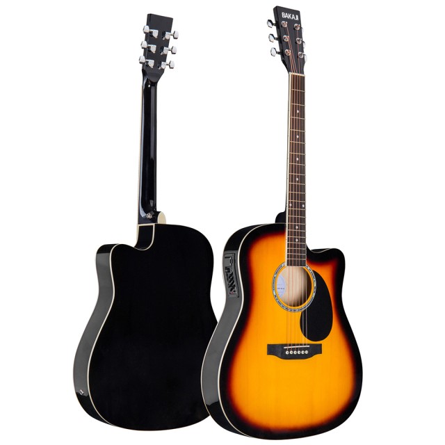 BAKAJI Ηλεκτροακουστική Κιθάρα Slim 41 Sunburst με Σετ Χορδές, Πένν... BAKAJI Ηλεκτροακουστική Κιθάρα Slim 41 Sunburst με Σετ Χορδές, Πένν...