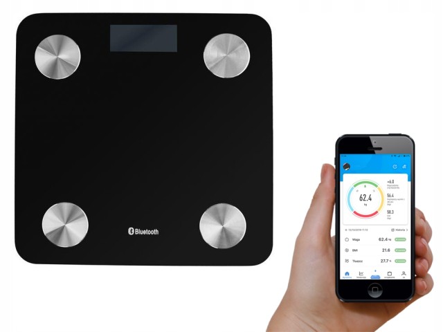 Verk Group Έξυπνη Ζυγαριά Μπάνιου με Bluetooth και Εφαρμογή OKOK 59...