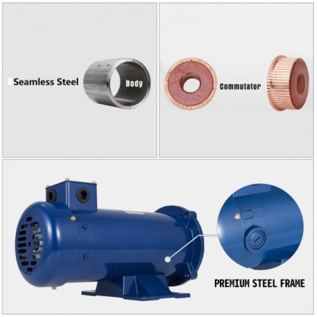 Κινητήρας 12V DC, 1HP, 56C, 1750RPM, TEFC, Μόνιμος Μαγνήτης, Καινού... Κινητήρας 12V DC, 1HP, 56C, 1750RPM, TEFC, Μόνιμος Μαγνήτης, Καινού...