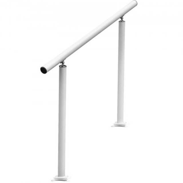 Εξωτερική Κουπαστή Σκάλας VEVOR, 4ft, Ρυθμιζόμενη Λευκή Αλουμινίου  LZLTFS4YCYGBSDLZ1V0
