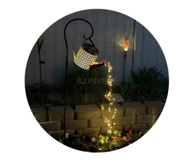 Ηλιακή Λάμπα Ποτιστήρι LED με Εφέ Καταρράκτη – 80 cm 5908222241469 SPM