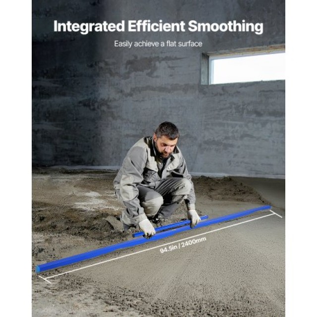 VEVOR Εργαλείο Εξομάλυνσης Σκυροδέματος με Αποσπώμενη Λαβή SDSHNTFZ...