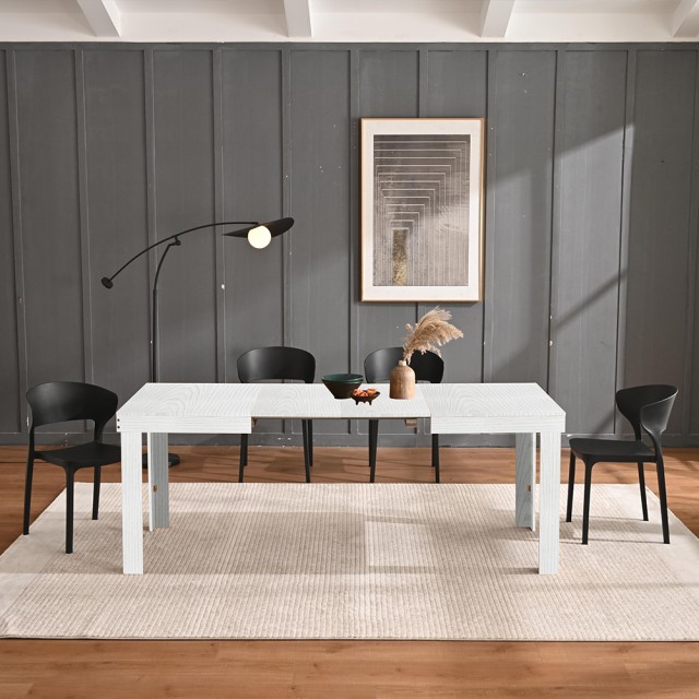 Shally Dogan Επεκτεινόμενο Τραπέζι Κουζίνας για Φαγητό έως 6 Θέσεις... Shally Dogan Επεκτεινόμενο Τραπέζι Κουζίνας για Φαγητό έως 6 Θέσεις...