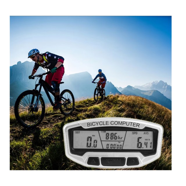 Αδιάβροχο Κοντέρ Ποδηλάτου με 28 Λειτουργίες και Φωτιζόμενη LCD Οθό...