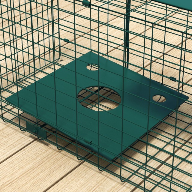 Outsunny Παγίδα Κλουβί για Μικρά Ζώα με Μία Πόρτα και Χειρολαβή, 80... Outsunny Παγίδα Κλουβί για Μικρά Ζώα με Μία Πόρτα και Χειρολαβή, 80...