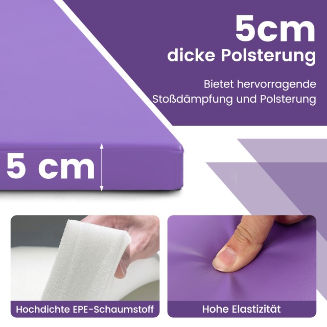 Costway Πτυσσόμενο Στρώμα Γυμναστικής 300 x 117 x 5 cm με Επένδυση ... Costway Πτυσσόμενο Στρώμα Γυμναστικής 300 x 117 x 5 cm με Επένδυση ...