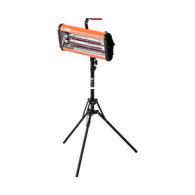 VEVOR Φορητή/Σταθερή Υπέρυθρη Λάμπα Βαφής 2000W για Στέγνωμα Αυτοκινήτων LYSKQD2000W0THJVCV2