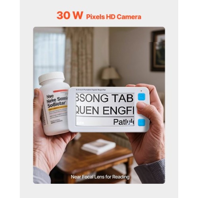 VEVOR Φορητό Ψηφιακό Μεγεθυντικό Μέσο, 127mm HD Ηλεκτρονικό Βίντεο ...