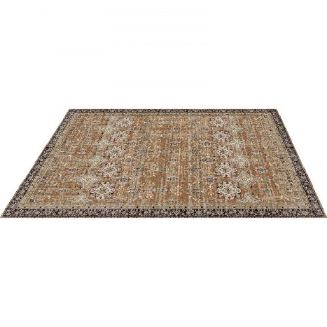 VEVOR Μεγάλο Αντιολισθητικό Χαλί 7.5x9.5 ft Vintage Καφέ Πράσινο JX...