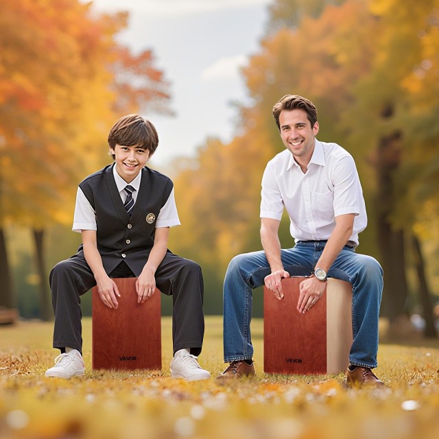 VEVOR Κουτί Κρουστού Τύπου Cajon από Ξύλο Σημύδας με Χορδές Κιθάρας... VEVOR Κουτί Κρουστού Τύπου Cajon από Ξύλο Σημύδας με Χορδές Κιθάρας...