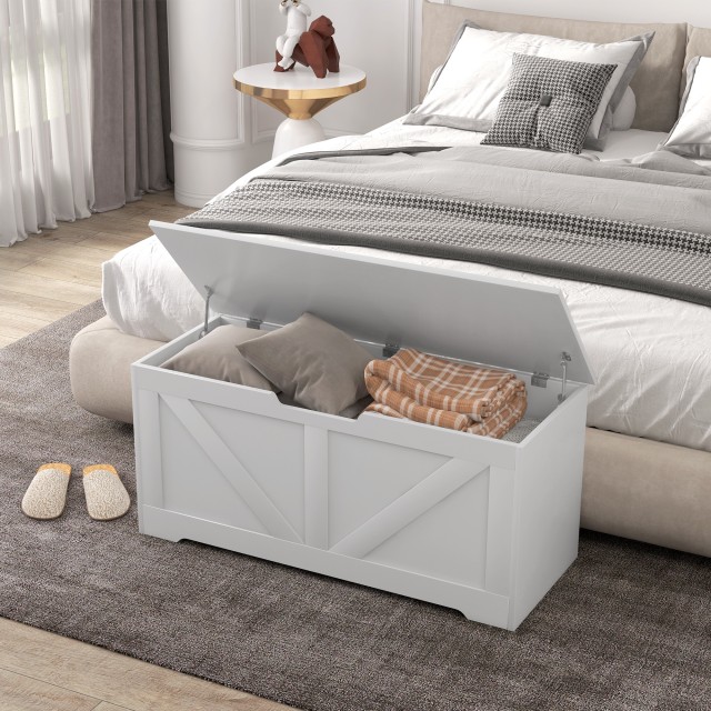 HOMCOM  Ξύλινος καναπές με ασφάλειες, πάγκος αποθήκευσης χωρητικότη... HOMCOM  Ξύλινος καναπές με ασφάλειες, πάγκος αποθήκευσης χωρητικότη...