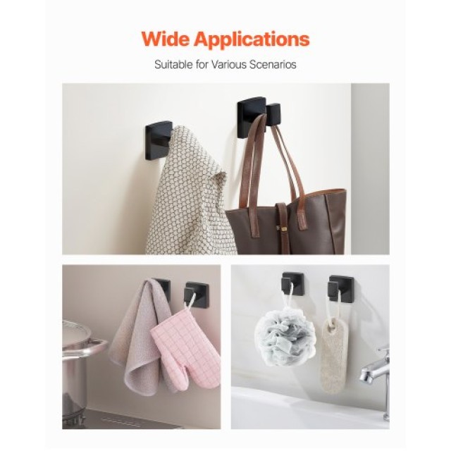 VEVOR Σετ Μαύρων Ματ Αξεσουάρ Μπάνιου, 5 Τεμάχια, Ανοξείδωτο Ατσάλι...