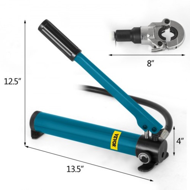 Υδραυλική Πρέσα VEVOR 6T για Σωλήνες PEX/PE-X/PB  YYQVX12-28TH16-32V0