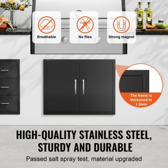 Πόρτα BBQ VEVOR 788x610mm Διπλή Εξωτερική Κουζίνα  SMMBSCJMHS31CL51JV0